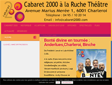 Tablet Screenshot of cabaret2000.com